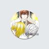 32/44/58mm Fashion Accessories Broochs Anime Death Note Cosplay Badges Round Cartoon Figure L·Lawliet Killer Yagami Pins for Backpacks Gift