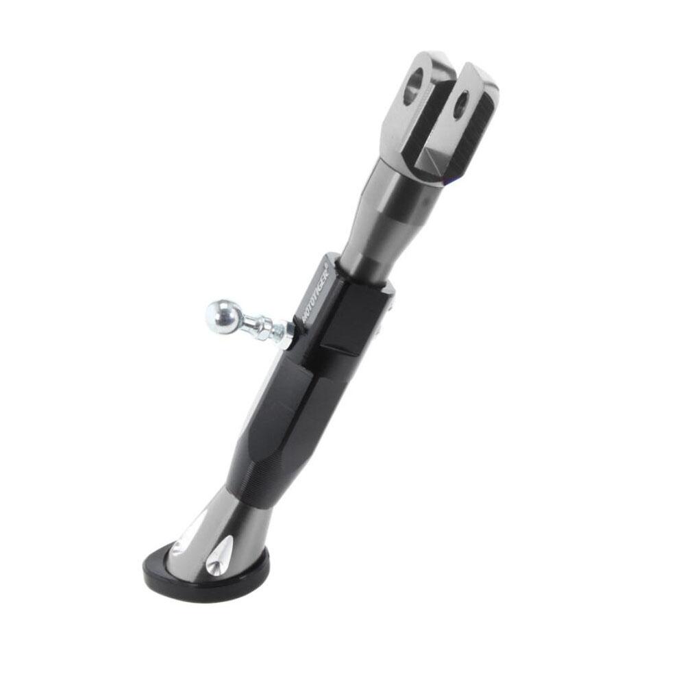 Подножка для мотоцикла 22-25 см, регулируемая по высоте, модифицированный кронштейн для скутера, боковая стойка из алюминиевого сплава с ЧПУ