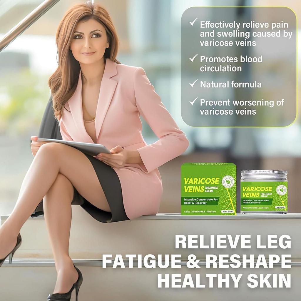 Крем для успокоения вен, крем для восстановления ног, улучшает кровообращение и питает гладкую кожу