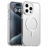 For iPhone 15 Pro Case Candy Color PC + TPU + PET Phone Cover Compatible with MagSafe
