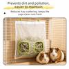Leak-Proof Rabbit Hay Bag Large Capacity Pet Feeding Bag Hay Pouch Hanging Hay Feeder  Indoor