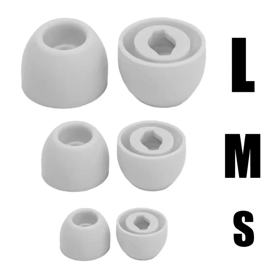 Силиконовые насадки для наушников Samsung Galaxy Buds 3 Pro, амбушюры с кейсом для хранения, S/M/L