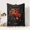 Targaryen Legacy Flannel Blanket Throw Blanket Soft Warm Sofa Bed Camping Home Decor Unique Christmas Gift C9211413
