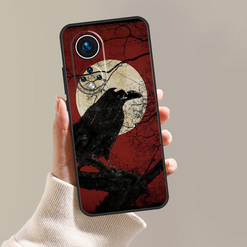 Чехол Готический Ворон Для Honor Magic 8 7 6 5 Pro 400 200 50 70 90 Lite X8c X8b X9a X9b X9c X9d Win RT Чехол