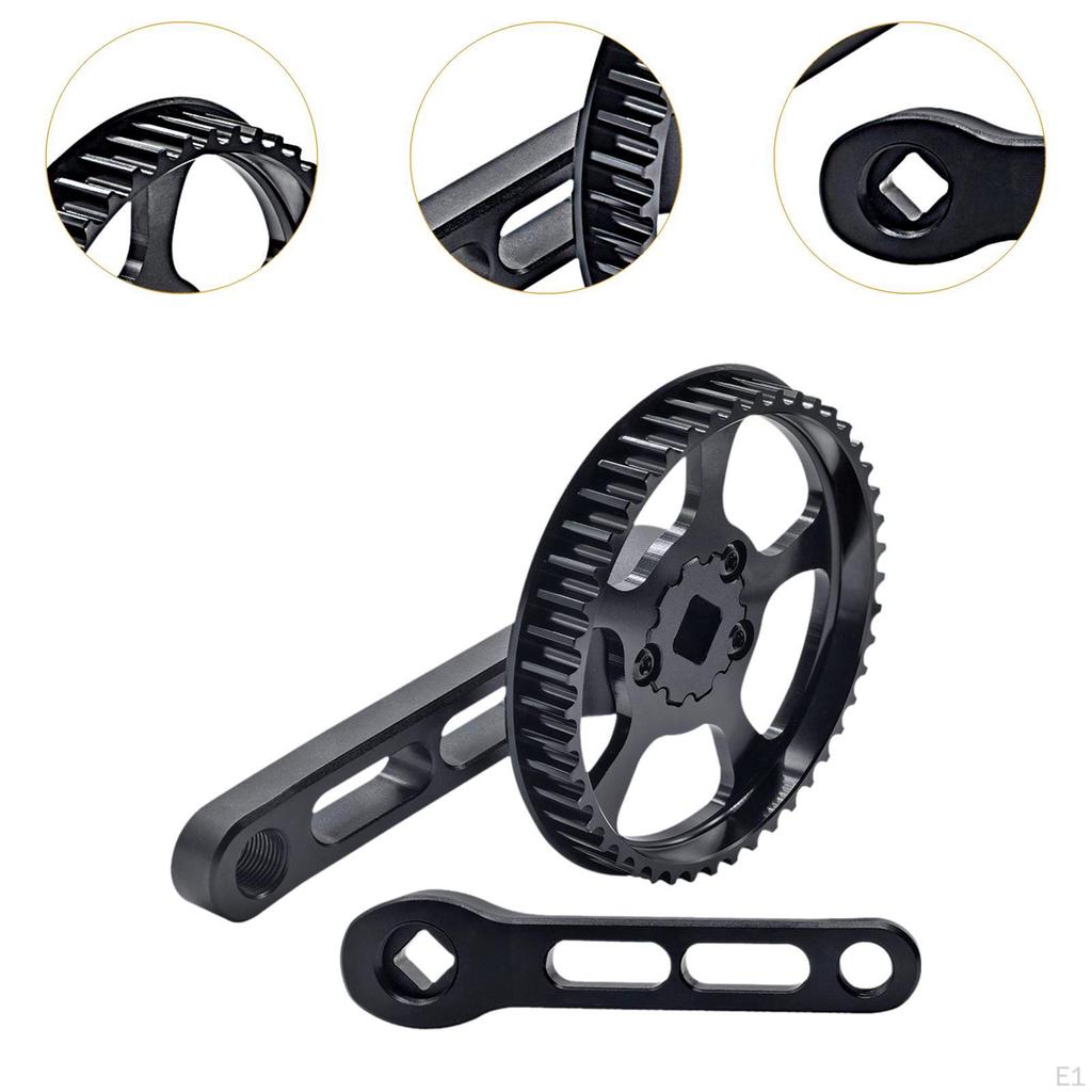 Детский велосипедный шатуны с квадратным отверстием, набор шатунов для велосипеда 46T 120 мм, ремонт, алюминиевый сплав, дети