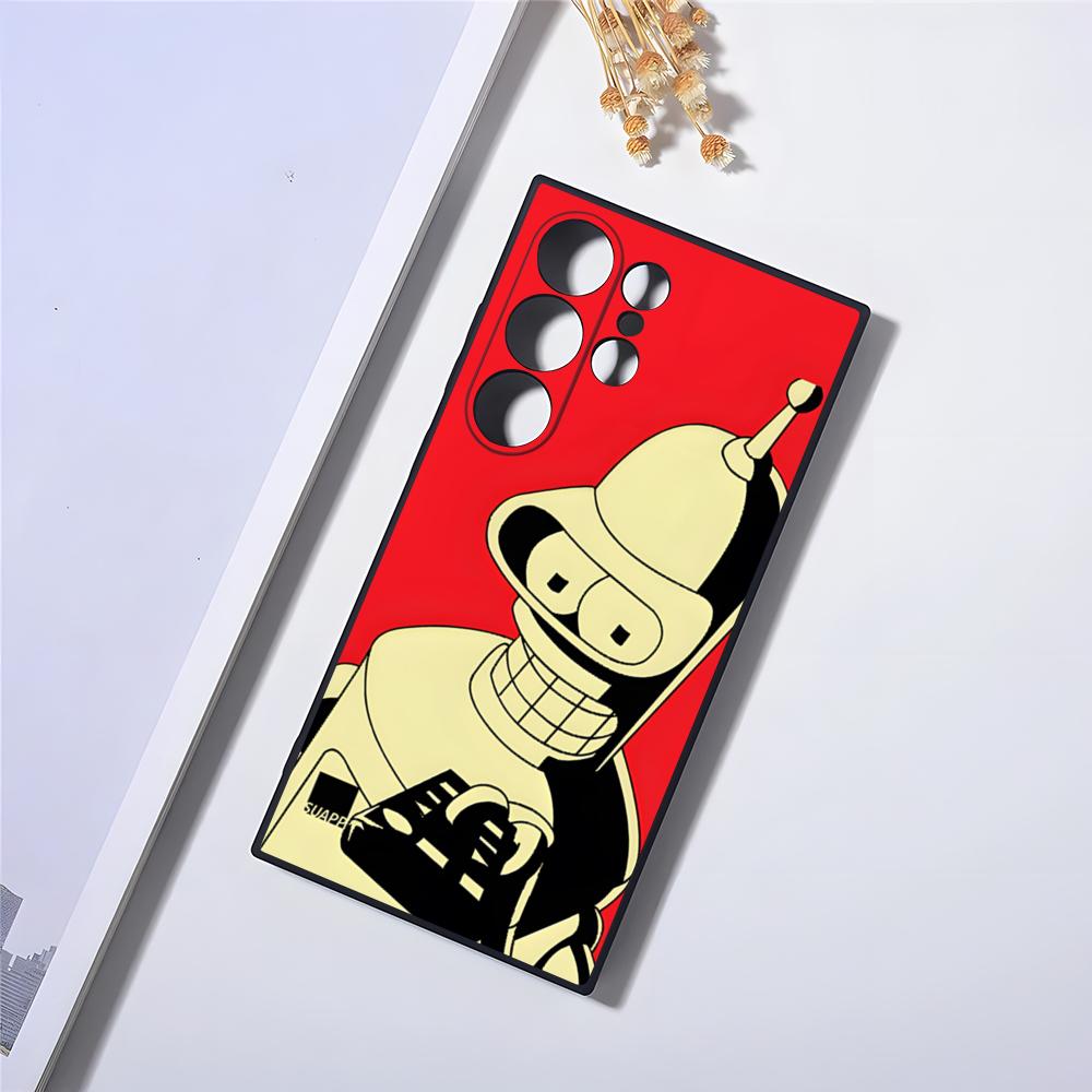 F-Futurama Anime B-Bender Phone Case For Samsung S24 Ultra S23 Fe S22 S20 S21 Plus Galaxy A54 A34 A24 A53 Note 20 Cover
