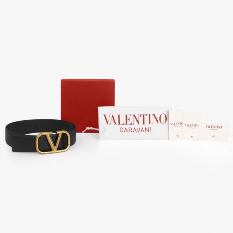 Золотой ремень Valentino GaraVani V Logo T0q87 Ecu 0no