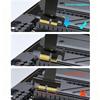 90 Degree Right Angle PCIE 3.0 X1 Riser Cable 8Gbps PCIe X1‑X1 Extension Ribbon Extender for PCI‑E 1X WiFi Sound Card Adapter