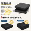 UrbanPulse Anti-Vibration Rubber Mats for Washing Machines, Height Adjustable Platforms, Anti-Slip, Anti-Vibration, Soundproof, Shock Absorbing, Anti-