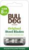 Bulldog Original Replacement Blades Shaving Razor (8 Pieces)