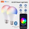 Tuya Smart LED Bulb E27 Bluetooth APP Control Dimmable Timing Energy Saving Lamp for Living Room Спальня Decoration Party Light