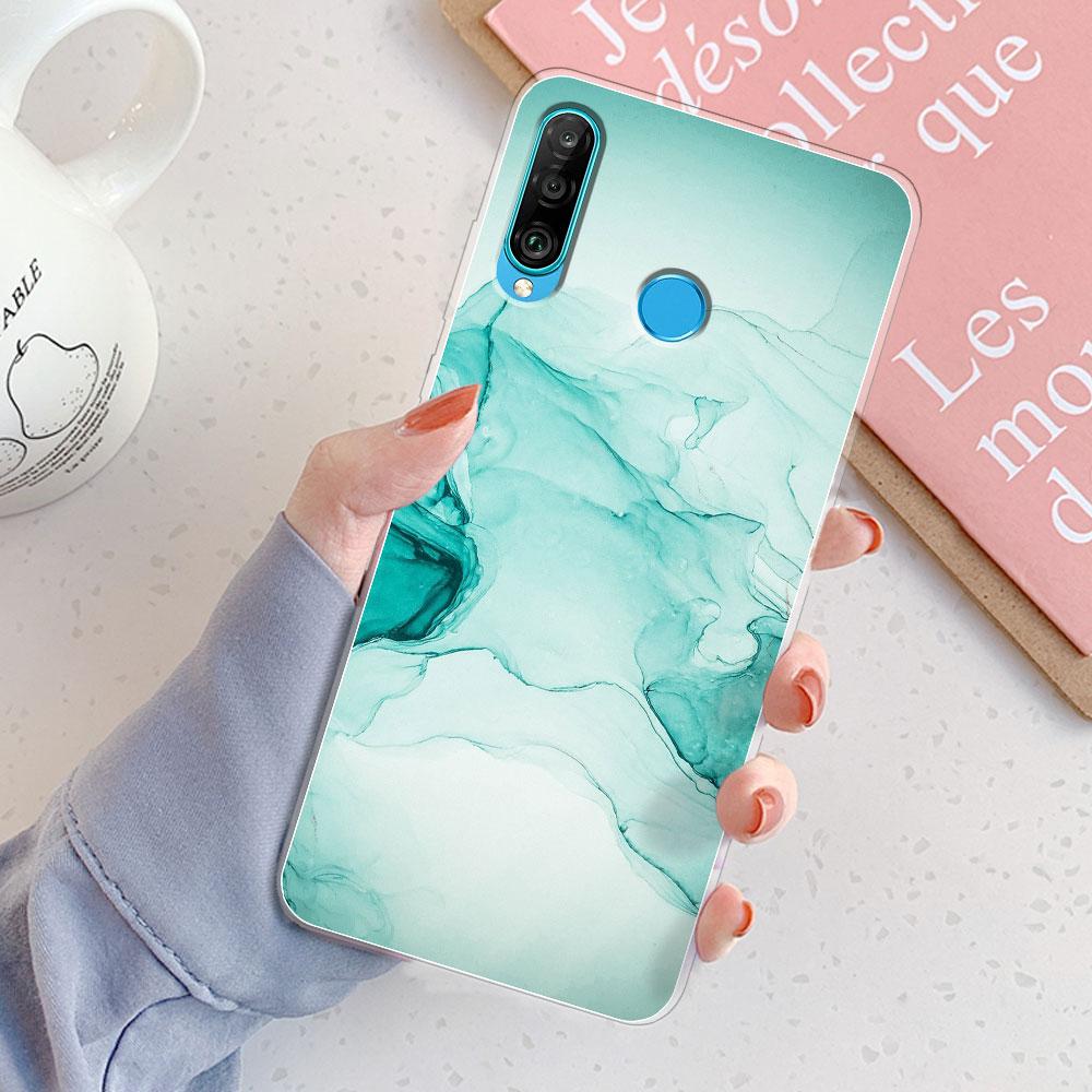 For Huawei P30 Lite Case P30 Lite Back Cover Girls New Fashion Clear Phone Case Fundas Soft Silicone Case For Huawei P30 Lite