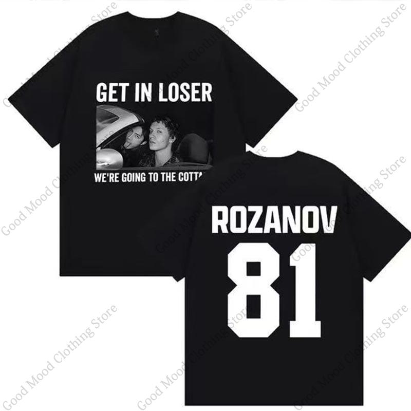 Футболка с принтом Heated Rivalry Илья Розанов Шейн Get In Loser Were Going To The Cottage Унисекс Женская Хлопковая с Коротким Рукавом