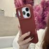 Утолщенный чехол из жидкого силикона для iPhone 17PM – Простой, Цветной и Прочный