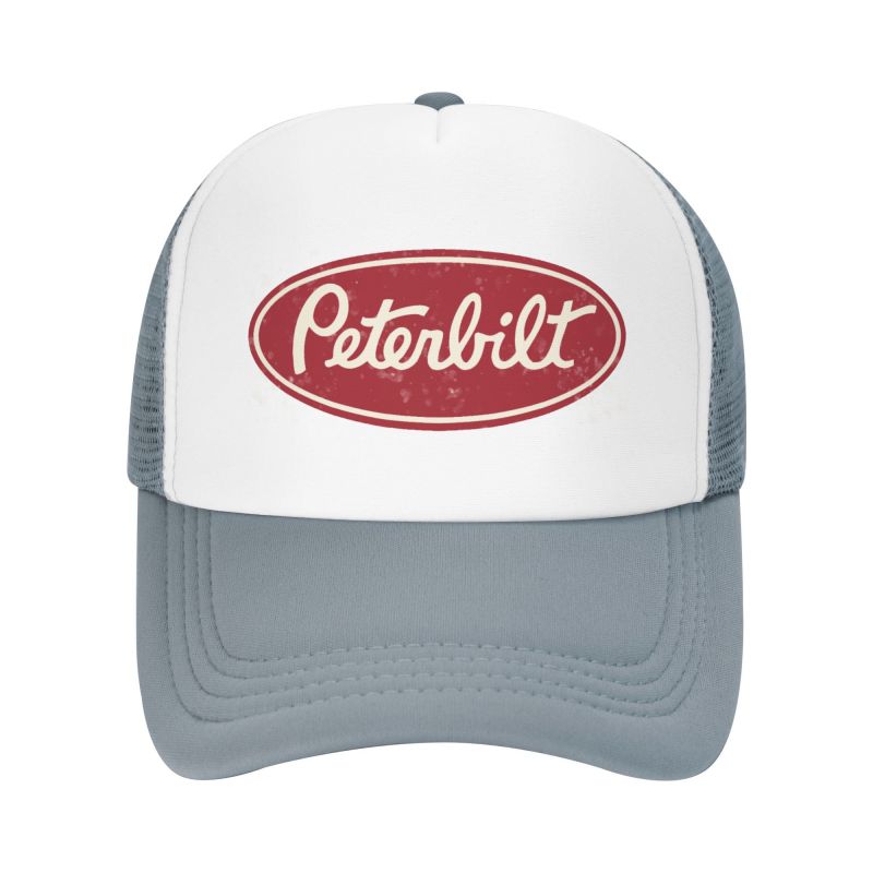 Мужские сетчатые бейсболки Peterbilt Truck Racing, унисекс, хип-хоп, регулируемая кепка snapback, женские летние повседневные кепки от солнца