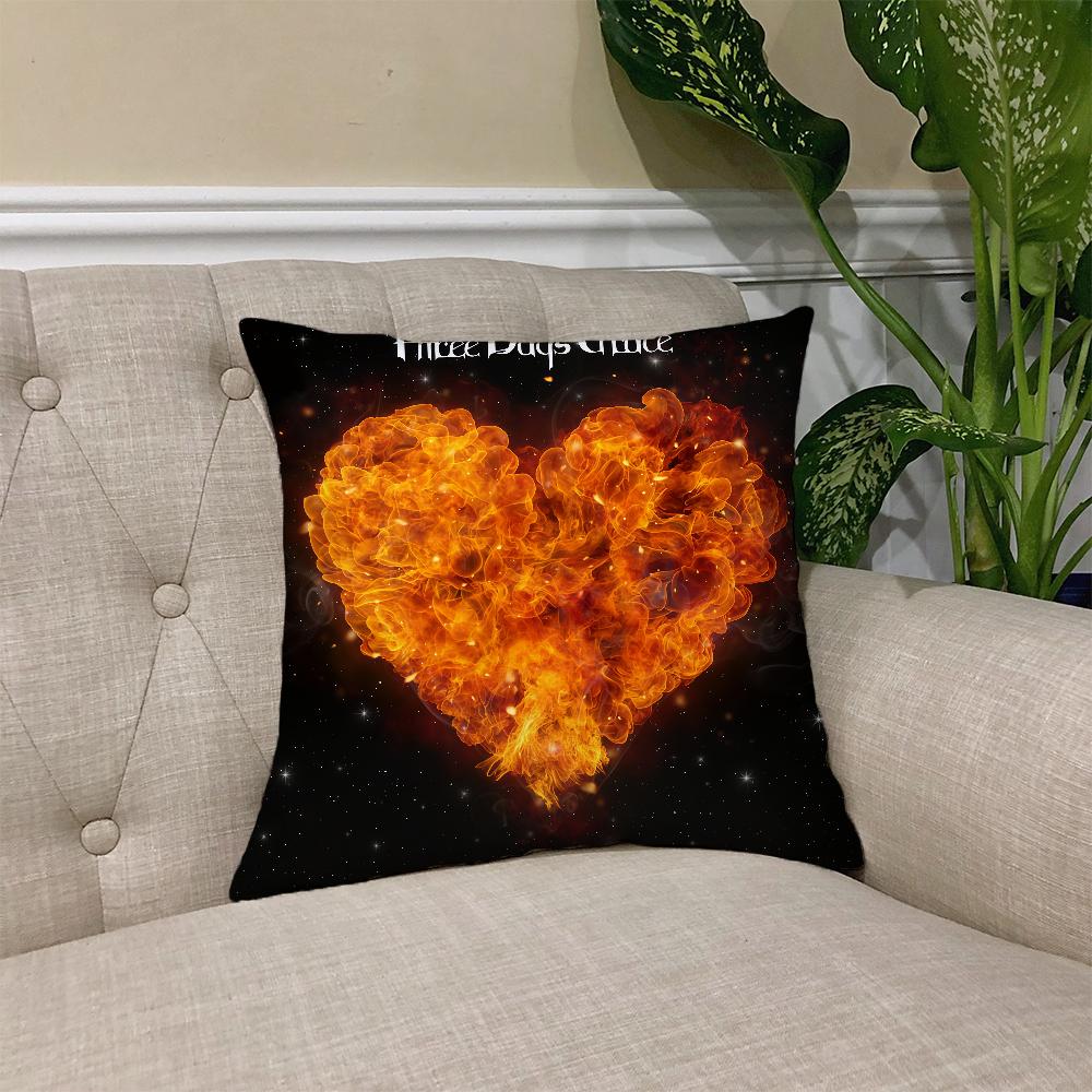 Band TThree Days GGrace cushion cover Square Sofa Cushion Cover Casual SkinFriendly Comfortable Pillow Cover