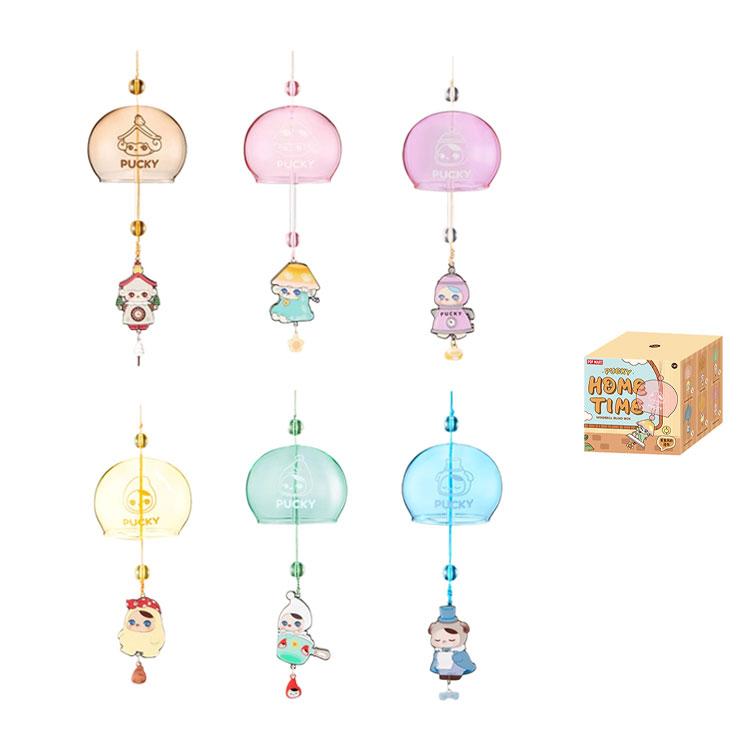 POP MART Pucky Elf Коллекция Время Дома, Шарм Колокольчик Мистери Боксы Один Мистери Бокс/Полная Коробка 6 шт.