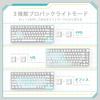 ATTACK SHARK x AJAZZ AK820 Mechanical Gaming Wired ANSI TKL Mechanical Blue Hot Internal Volume Control CNC Ice Blue LED Backlight 75% Keyboard,