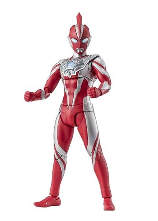 НАРОДЫ ТАМАШИИ SH. Figuarts Ультрамен Омега примерно 150 мм, изготовлен из АБС-пластика и ПВХ, окрашенная шарнирная фигурка.