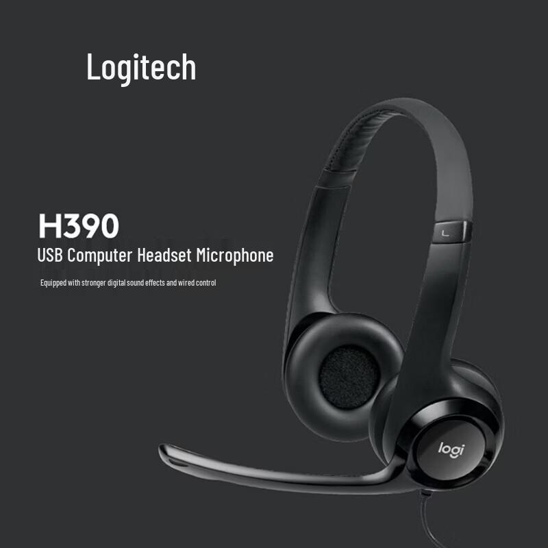 Logitech Стереогарнитура H390 USB-C с микрофоном