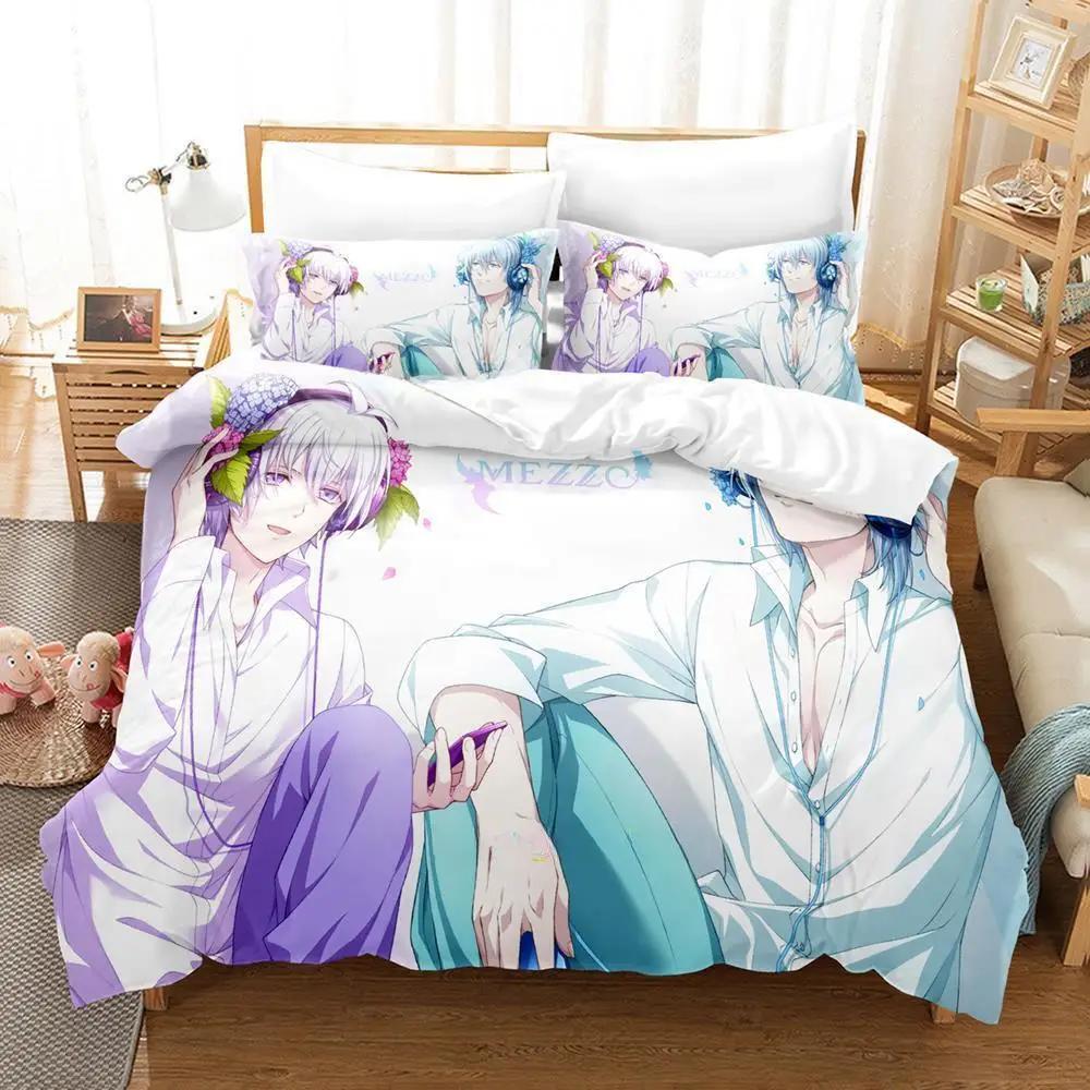 3D Печать Аниме IDOLiSH7 Комплект Постельного Белья Односпальный Полуторный Двуспальный Queen King Размер Пододеяльники для Детей Взрослых