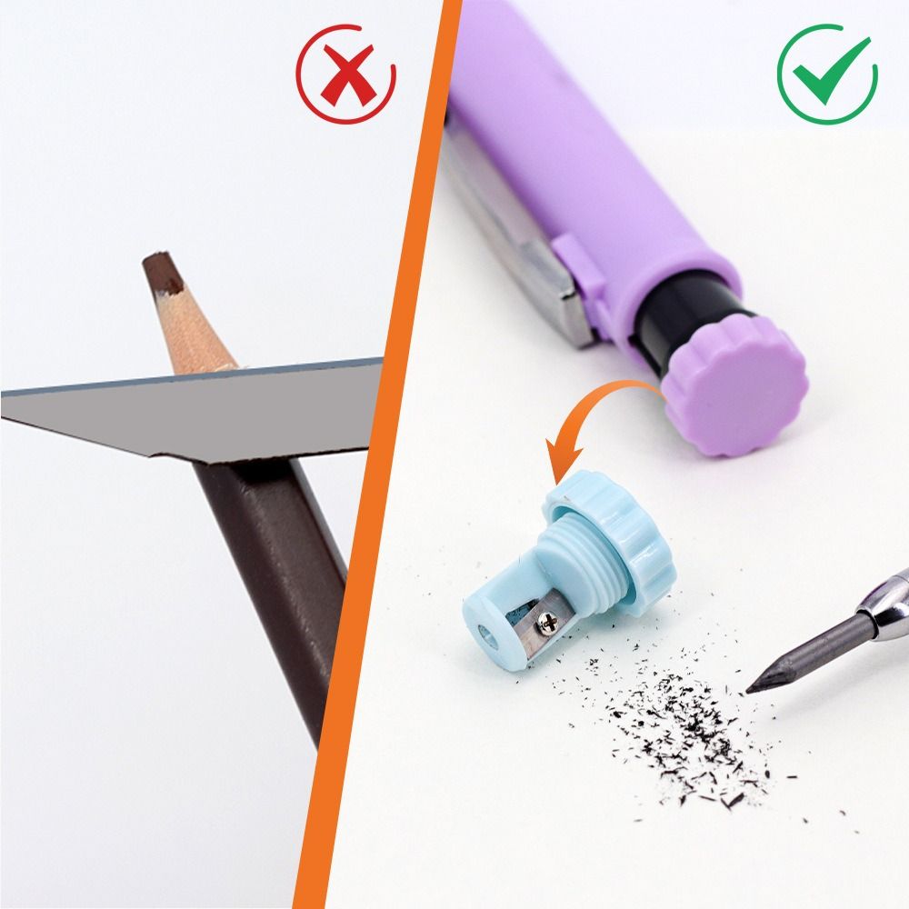 Deep Hole Carpenter Pencil 2.8mm Woodworking Pencil Wood Marking Pencil DIY Woodworking Tools