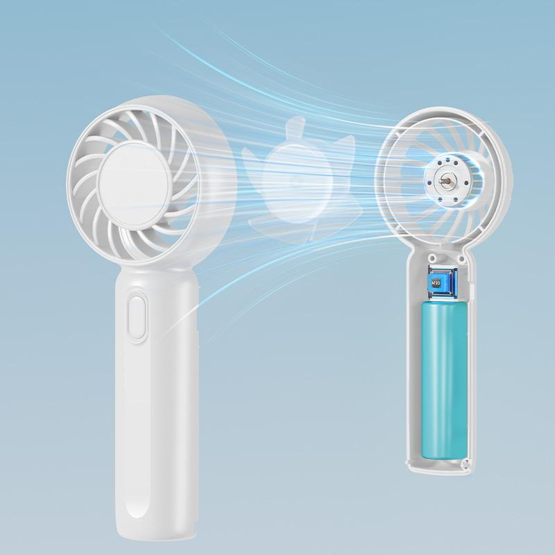 Handheld Small Fan Portable USB Fan Rechargeable Ultra-long Life Fan Desktop Fan