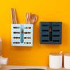 Chopsticks Cage Suction Cup Drain Rack Wall-mounted Kitchen Utensils Storage Organizer Fork Knife Spoon Holder Tableware