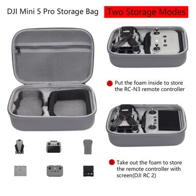Сумка для хранения кейса дрона Mini 5 Pro, жесткий дорожный кейс для переноски, совместимый с Mini 5 Pro, контроллером DJI RC 2/ RC-N3