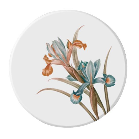 Стильная подставка для чашек с цветочным принтом, элегантный дизайн, теплоизоляция, водопоглощающий обеденный стол, круглый универсальный коврик для столовых приборов