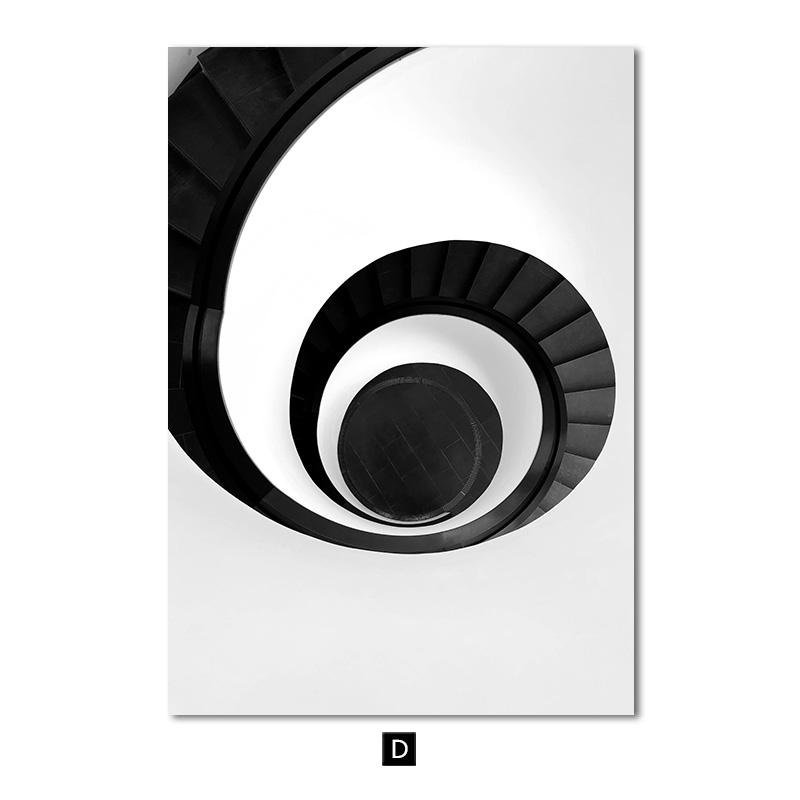 Черно-белые растения, листья, текстура, настенный художественный постер, современная женщина, лестница, цитаты, картина, печать на холсте, картина, украшение для гостиной