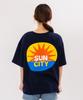BIGWAVE COLLECTIVE Sun City Smile Boxer Fit T-Shirt (Navy)