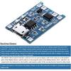 20 шт. TP4056 1A 5V литиевая батарея плата зарядного модуля Micro USB/Type-C интерфейс зарядка защита 2-в-1