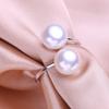 seniko Double Natural Freshwater Pearl Rings For Women Fashion Female Ring Pearl Jewelry Adjustable Ring