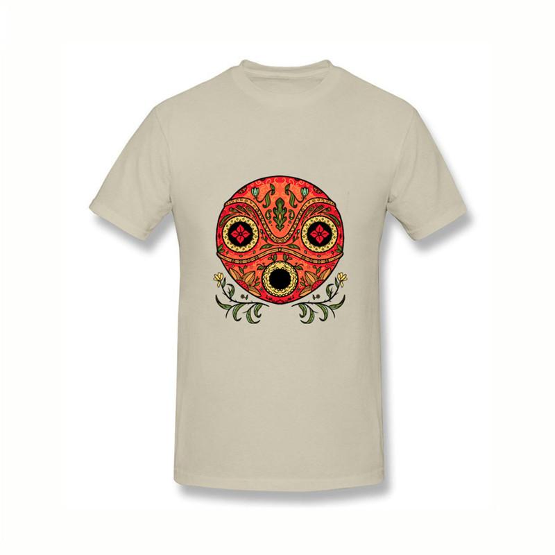 Designer Men T Shirt Funny Dia De Los Mononoke 3D Printed Male Top Tees