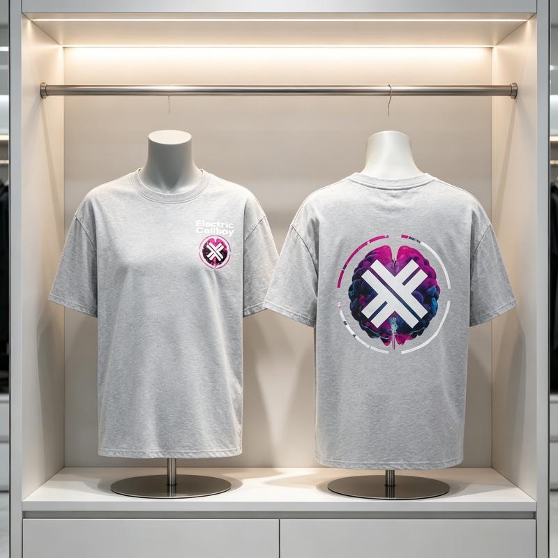 Bestselling Electric Callboy TANZNEID Album Neutral Cotton Tshirt Summer New High Quality Unisexs Retro Fashion Pattern Shirt
