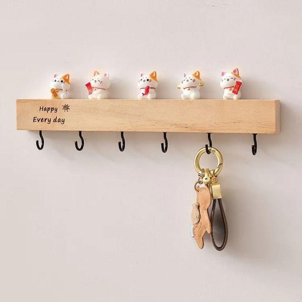Wall-mounted Entry Wall Key Hook Household Wall Hanging Rack Key Storage Rack For Storing Keys