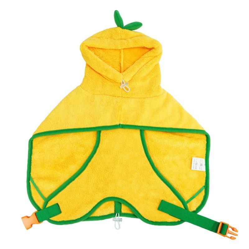 Pet Bath Robe Absorbent Quick Dry Coral Fleece Dog Cat Towel Coat With Bunny Ears Small Medium Large Breeds