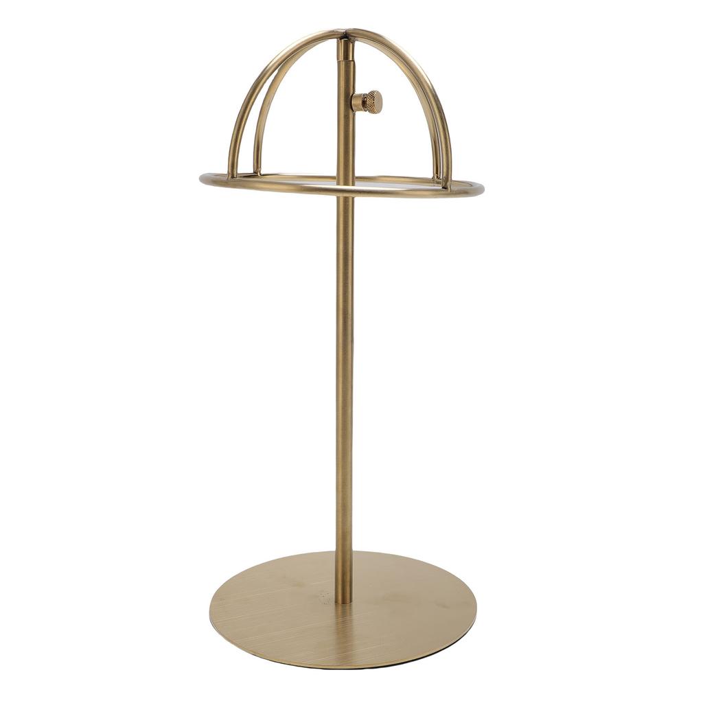 Tabletop Hat Stand Height Metal Hollow Three Dimensional Hat Display Rack for Beach Hat Cowboy Hat Winter Hat