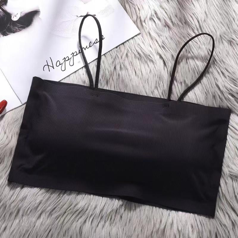 2024 Summer Women's Crop Top Sexy Elastic Cotton Camis Sleeveless Short Tank Top Bar