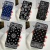Черный чехол Bandana Paisley для OPPO Reno 8T 4Z 5Z 8 10 11 Pro 4 5 6 7 Lite OPPO Find X6 Pro X3 X2 X5 Lite Cover