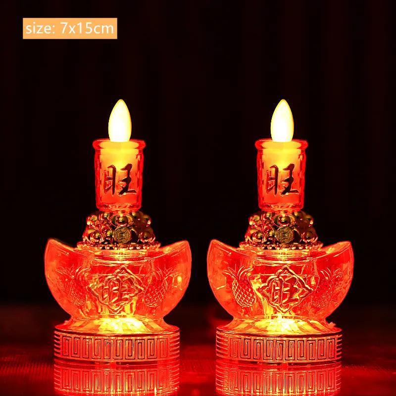 2 шт. имитация пламени буддийской Гуаньинь закрепленное украшение для дома фэн-хуэй украшение приносящее удачу