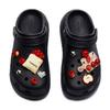 Crocs Сабо Crush Желейная медуза Appleland из ЭВА Сладкая и крутая личность Дырочные туфли Унисекс Черный и красный