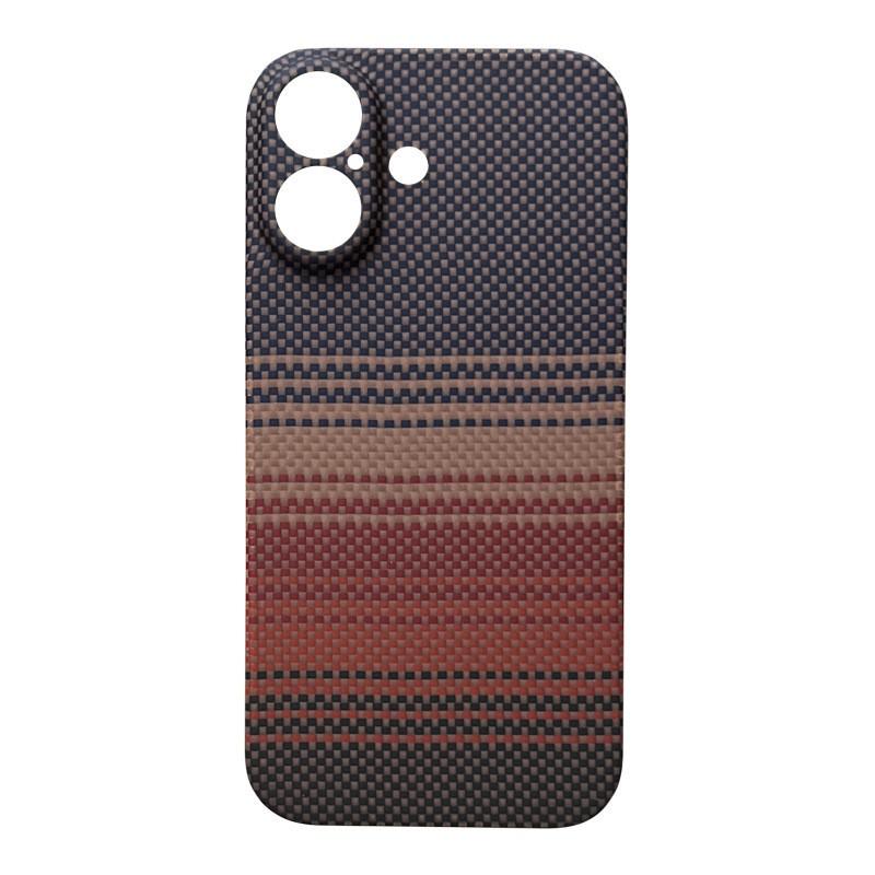Kevlar Phone Case IPhone 17 Semi-Transparent Cutout Design With Heat Dissipation Magnetic Mount Support