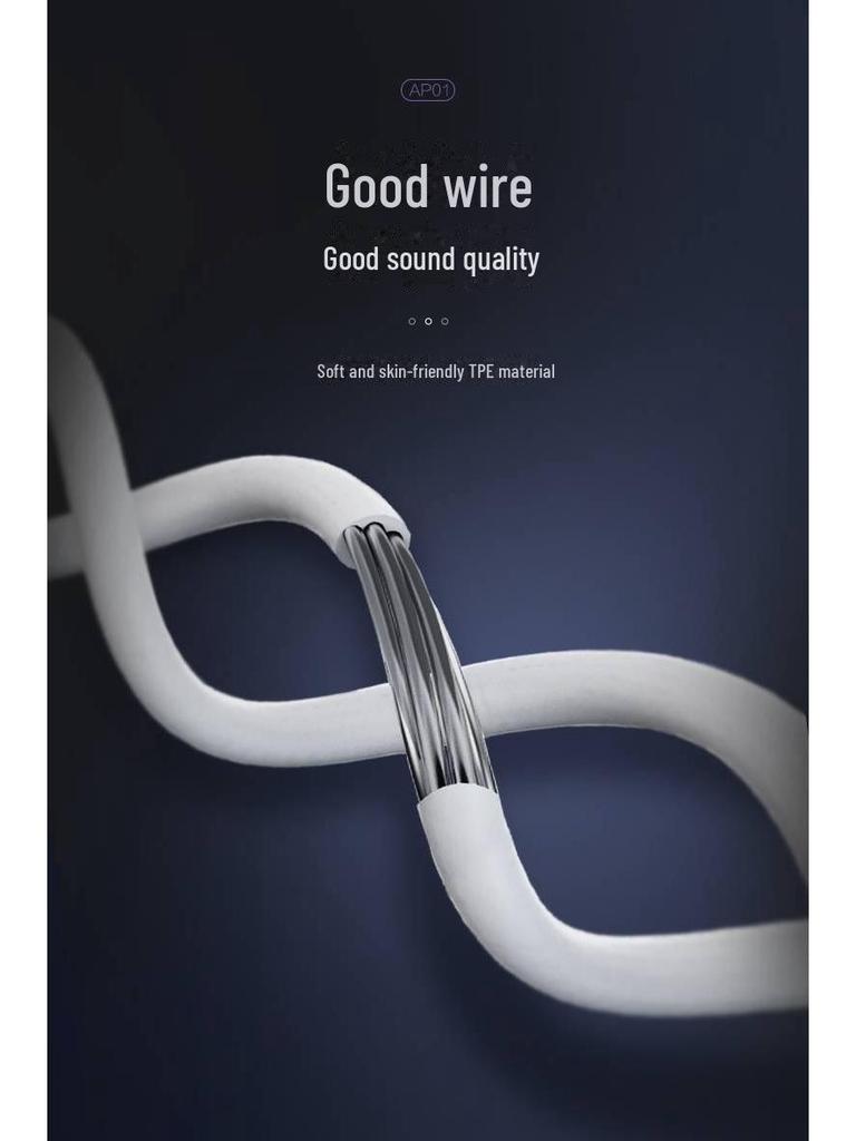 PISEN 3,5 мм стереонаушники-вкладыши, совместимые с устройствами Android и Apple