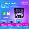 Android Large Screen Navigator for SsangYong Rexton 2012-2017