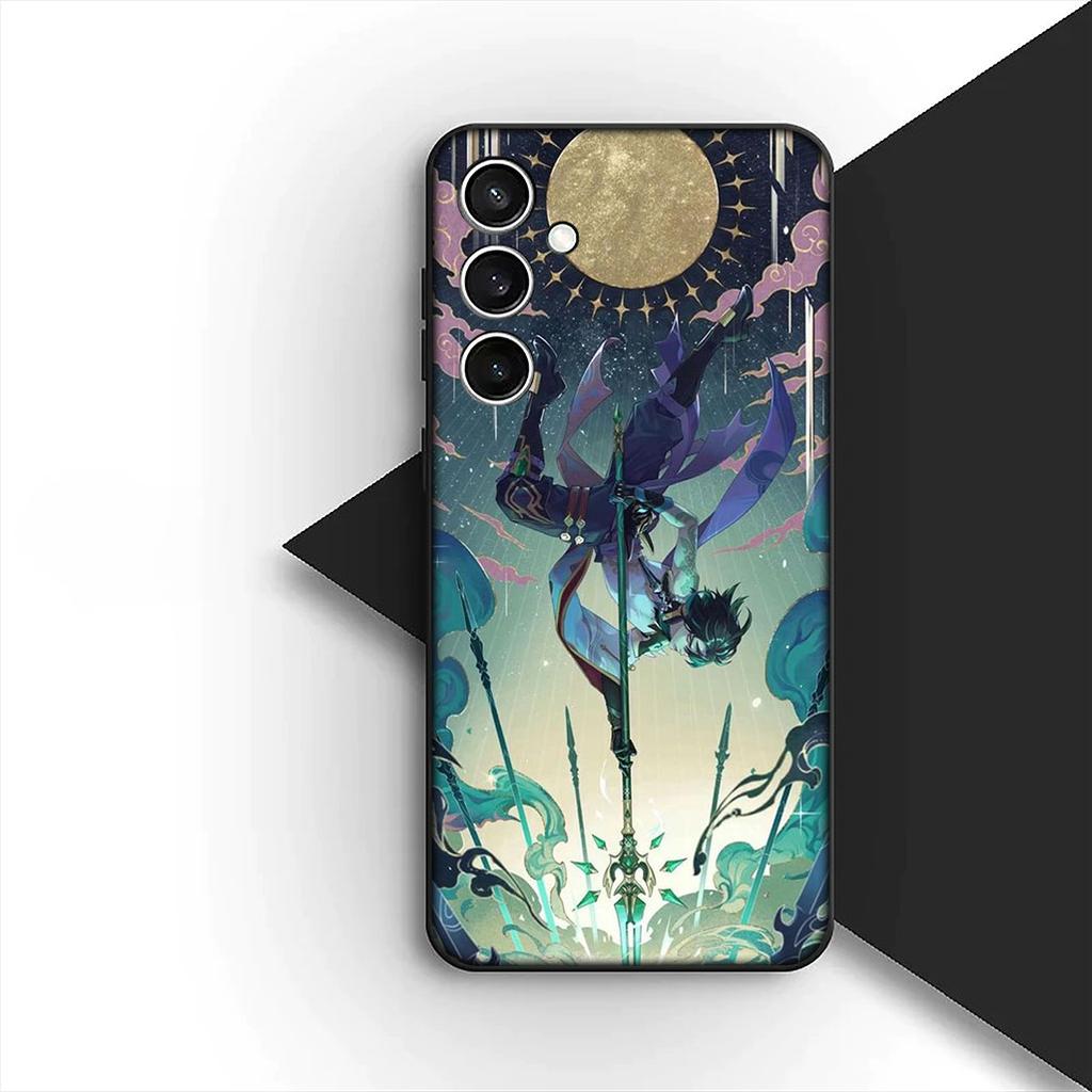 for Apple iPhone 16 14 15 Plus 11 Pro Max 16E ProMax + 16Plus 15+ 14+ Phone Cover Soft Case Genshin Venti Impact Xiao Keqing