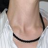 DEFINE OTHER 3rd Reorder_Black Glass Beads Necklace