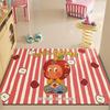 VIKAMA Cute Yellow Cartoon Twinkle Twinkle Carpet Doormat Non-Slip Bathroom Mat Rug For Bedroom Carpet For Live Room Home Decor