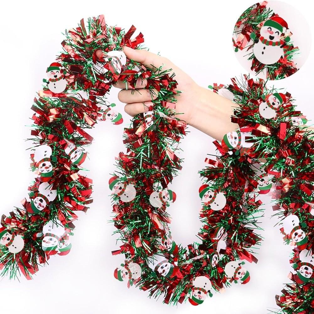 Colorful Christmas Decoration Ribbon Red Green Xmas Tree Charm Wedding Party Decoration Supplies